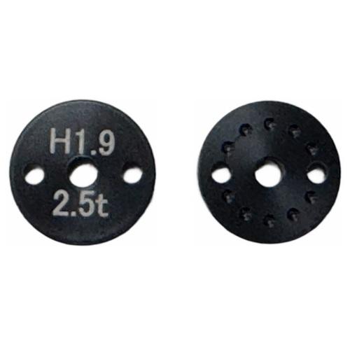 とりおんシャフト用穴空きピストンφ1.9mmx2穴 2.5mm厚 アソシバギー用 [TE-25192...