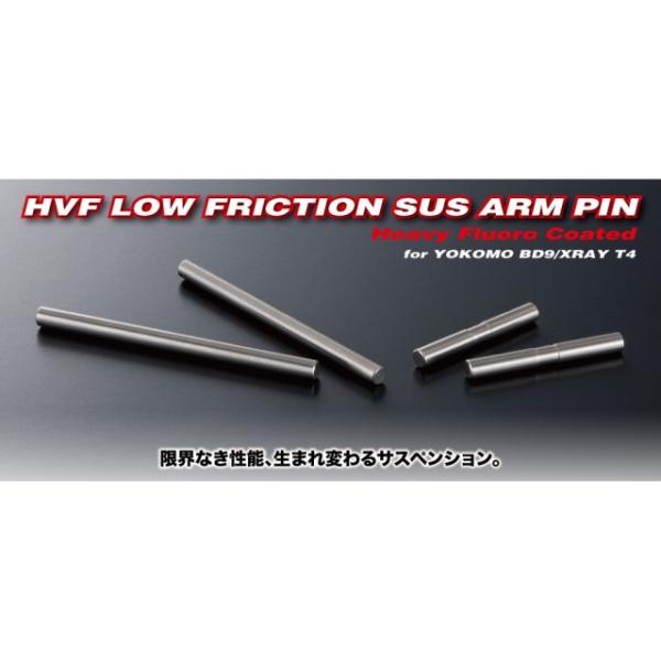 HVF Low Friction Sus Arm Pin/BD9 Outer/Rear(2pic) ...