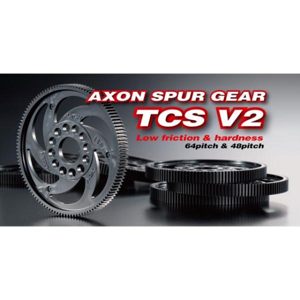 AXON SPUR GEAR TCS V2 48P 80T [GS-T4B-080]