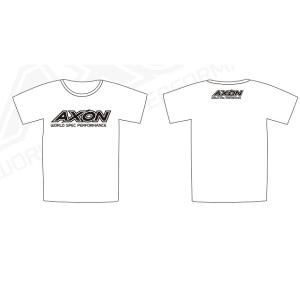 AXON TEAM T-SHIRT 白 Lサイズ [AC-WT-102]]｜superrc