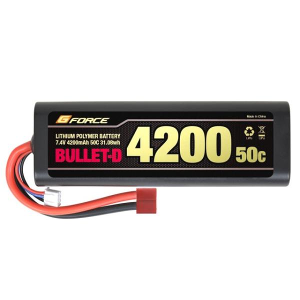 LiPo7.4V BULLET-D 4200(50C) [GFG009]