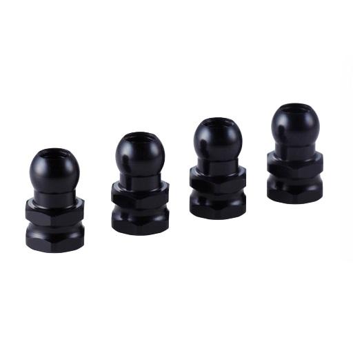 アルミダンパーピボットボール / ブラック [OD1966b]
