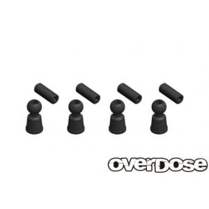 オーバードーズoverdose spec4ブラック新品　セットアップ済み　未使用 ハイグレードショックセット spec4 全長調整式 4本 パープル [OD3900