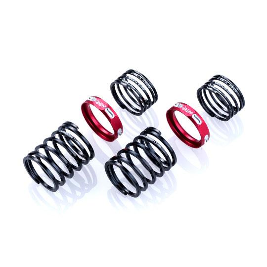 4Edge ツインスプリング 1.2-2070(線径□1.2/7.0巻/自由長20mm HSP付/2...