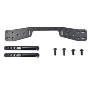 RDX用 カーボン製 メインシャーシ&アッパーデッキセット [D1-CGS01