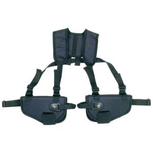 ホリゾンタル革製 ショルダーホルスター (ブラック) ダイ・ハード