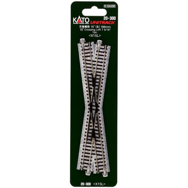 交差線路15°(左) 186mm <X15L>(1pc) [20-300]
