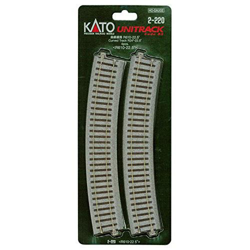 曲線線路 R610-22.5° <R610-22.5°>(4pcs) [2-220]