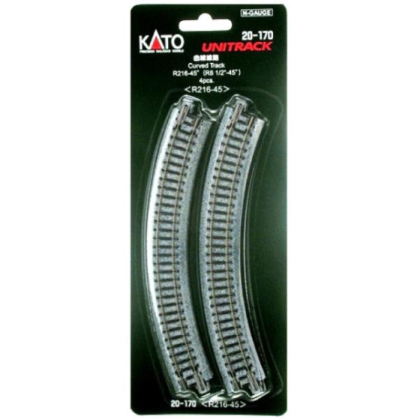 曲線線路 R216-45° <R246-45>(4pcs) [20-170]