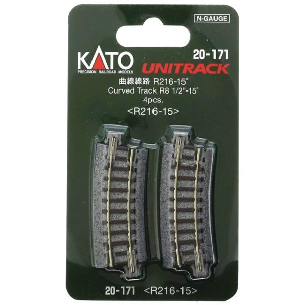 曲線線路 R216-15° <R216-15>(4pcs) [20-171]
