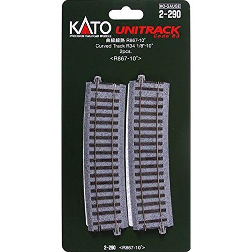 曲線線路 R867-10° <R867-10°>(2pcs) [2-290]