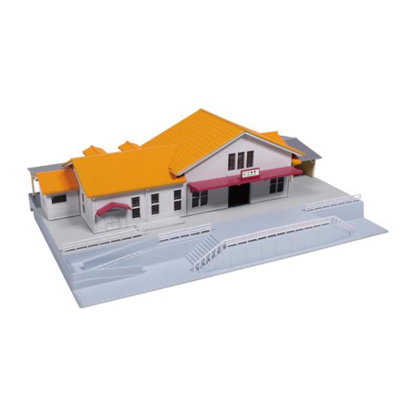 近郊形地上駅舎(オレンジ屋根) [23-211C]