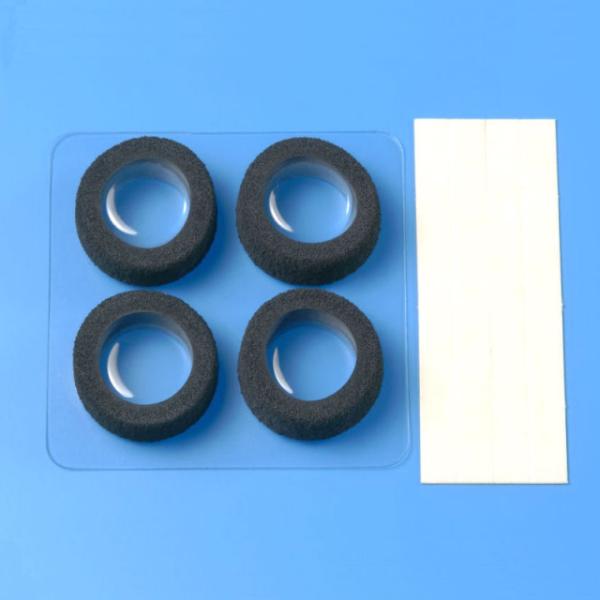 ナローレストンスポンジタイヤセット(BK) [15388]