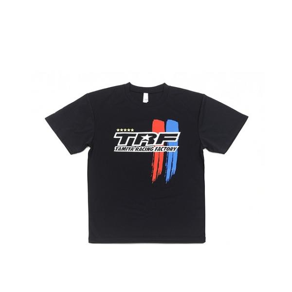 TRFドライTシャツ ストライプAタイプ ブラック XL [67296]]