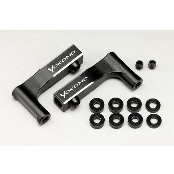 YD2用 アルミ製アッパーIアーム ブラック [Y2-008FUIA]