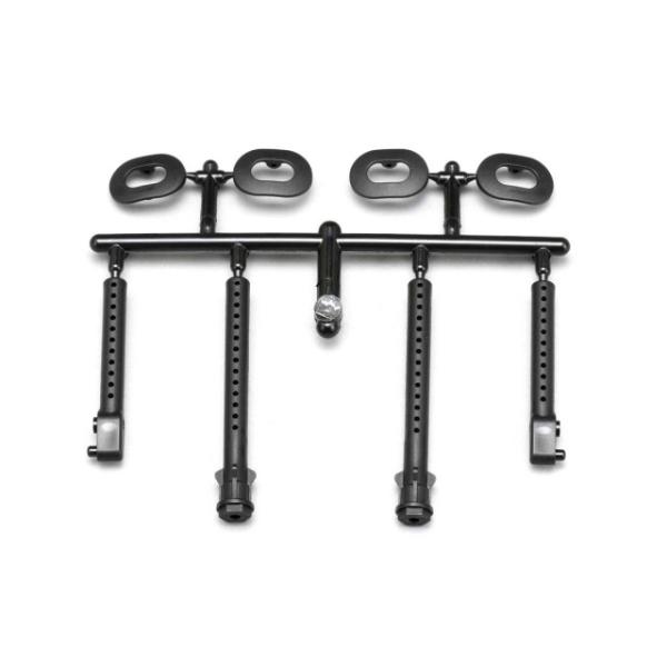 BD9/10/11用 F/Rボディマウント(ハード) [B11-016H]