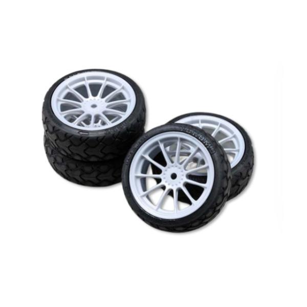 ミディアムナロー ラジアルタイヤ タイプY(4本入) プリマウント接着済み 11本スポークホイール(...