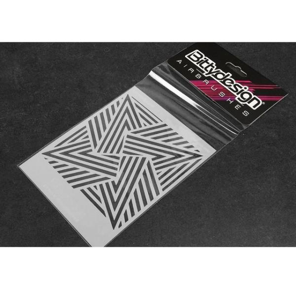 ポリカボディ塗装用ステンシル/Ipnotic V1 [BDSTC-005]