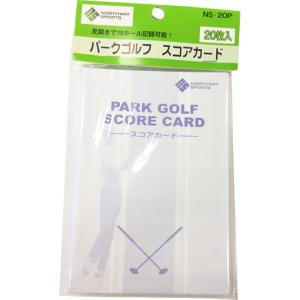 ノースウェイスポーツ（NorthwaySports）（メンズ、レディース）パークゴルフ スコアーカード20PNS20