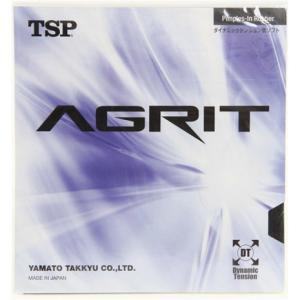 ティーエスピー卓球ラバー アグリット 黒 裏ソフト 20016