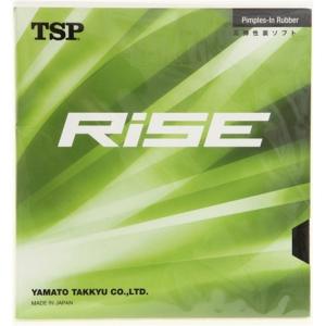 ティーエスピー卓球ラバー ライズ 黒 裏ソフト 20006