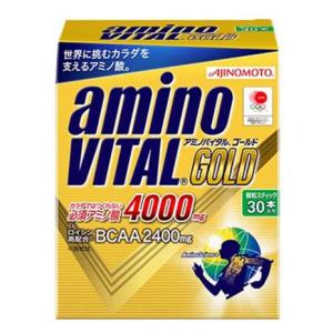 アミノバイタル（amino VITAL）（メンズ）アミノバイタル GOLD 必須アミノ酸4000mg 30本入 アミノ酸 BCAA クエン酸｜SuperSportsXEBIO Yahoo!店