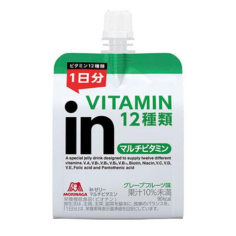 森永（Morinaga）（メンズ、レディース）inゼリー マルチビタミン グレープフルーツ味 C6J...