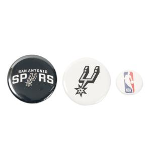 エヌビーエー（NBA）（メンズ、レディース、キッズ）缶バッチセット サンアントニオ・スパーズ NBA32006 バスケットボール