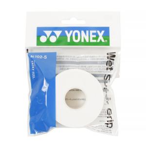 ヨネックス（YONEX）（メンズ、レディース、キッズ）テニスグリップテープ ウェットスーパーグリップ 5本巻 AC102-5-011｜supersportsxebio