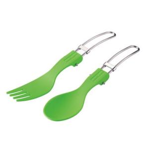 ユニフレーム 食器 キャンプ アウトドア カラカト グリーン カトラリー 668795