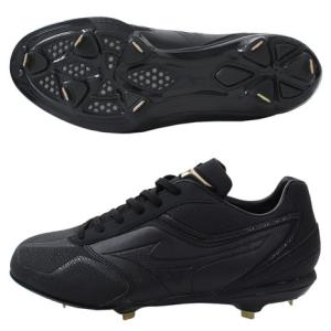 ミズノ（MIZUNO）（メンズ）野球スパイク 黒 金具 一般 グローバルエリート GEバリオス QS 11GM191200 ブラック｜supersportsxebio