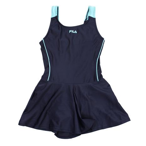 フィラ（FILA）（キッズ）ガールズ キュロパンAライン 124685NSA1 スクール水着 女の子...