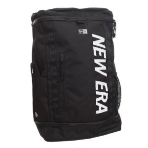 ニューエラ（NEW ERA）（メンズ、レディース）リュック ボックスパック 32L プリントロゴ ブラック ホワイト バックパック 11901528