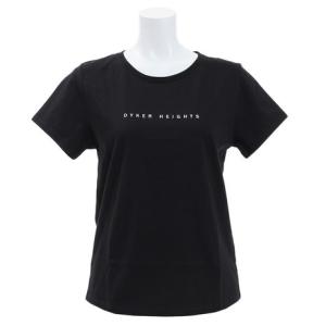エーシーピージー Tシャツ レディース 半袖 プリント ロゴ 872PA9JY6385BLK