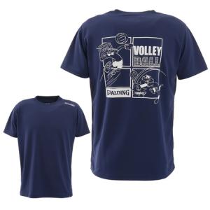 スポルディング バレーボールTシャツ ルーニー テューンズ シュワック NV SMT200790NV