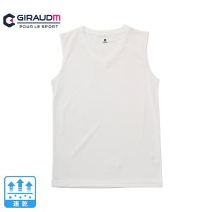 ジローム サッカー ウェア メンズ ドライプラス高通気Vネックインナーシャツ 741GM0ES9310 WHT