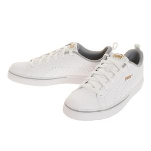 プーマ（PUMA） スニーカー ブレークポイント VULC パーフ BG 白 37365101 スポーツシューズ 通学 （レディース、キッズ）