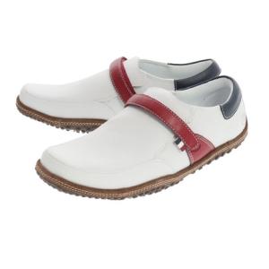 コンカラー エンビー ホワイト ベージュ メンズ シューズ