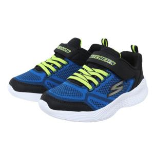 スケッチャーズ（SKECHERS）（キッズ）スニーカー ジュニア 青 スナップ スプリンツ ウルトラ...