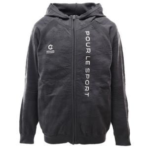 ジロームライトニットフルジップパーカー 860GM0HO2501 BLK