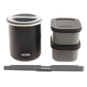 サーモス（THERMOS）（メンズ）保温弁当箱 362 DBQ-362 MTBK｜supersportsxebio