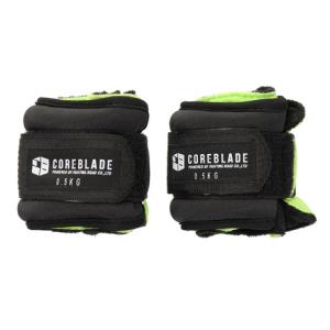 コアブレード（COREBLADE）（メンズ、レディース）ベストフィット リスト&amp;アンクルウェイト 841CB6HI 6906GRN