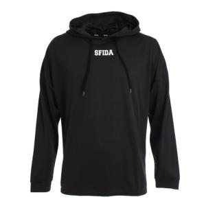 スフィーダ サッカー ウェア メンズ フード付き 長袖 プラクティスシャツ SA-20A07 BLK