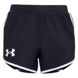 アンダーアーマー ランニング ランニングウェア レディース フライバイ2.0 スタナ ランニングショーツ 1356199 BLK/BLK/RLT RN