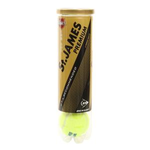 ダンロップ（DUNLOP）（メンズ、レディース、キッズ）硬式テニス用ボール セント・ジェームス・プレミアム 4個入りボトル STJAMESPRM4TIN 自主練｜supersportsxebio