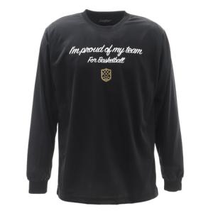 エックスティーエス ドライ 吸汗速乾 Im proud of my 長袖Tシャツ 751G0ES1619 BLK バスケットボールウェア