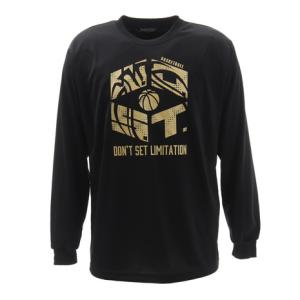 エックスティーエス ドライ 吸汗速乾 長袖Tシャツ 751G0ES1628 BLK バスケットボールウェア ロンT