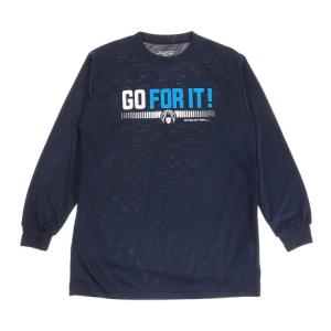 エックスティーエス ジュニア ドライ 吸汗速乾 長袖Tシャツ 751G0ES1643 NVY バスケットボールウェア