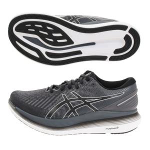 アシックス（ASICS）（メンズ）グライドライド 2 GlideRide 2 WIDE 黒 ブラック グレー 1011B237 002 マラソン ランニングシューズ 陸上 スポーツ 運動靴