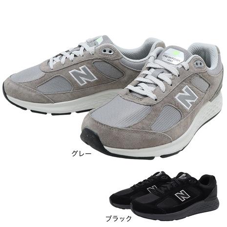 ニューバランス（new balance）（メンズ） スニーカー グレー 黒 ブラック MW1880 ...